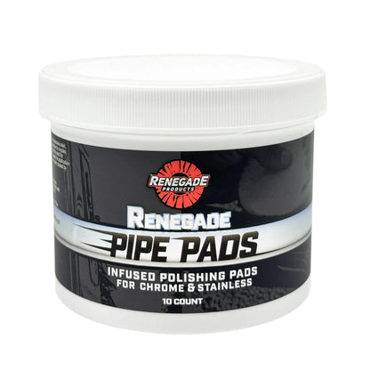 Renegade Products | Pipe Pads: Pipe Dream-Infused Polishing Pads - Pre-Saturated Scratch & Oxidation Remover (10 Count)