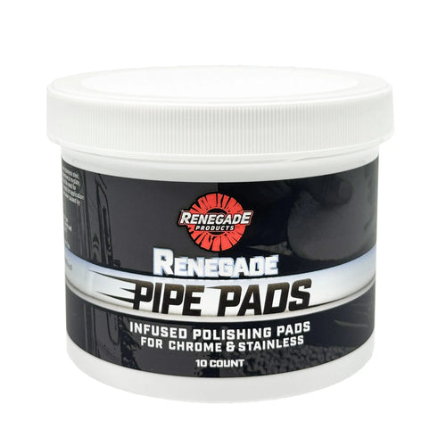 Renegade Products | Pipe Pads: Pipe Dream-Infused Polishing Pads - Pre-Saturated Scratch & Oxidation Remover (10 Count)