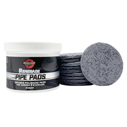 Renegade Products | Pipe Pads: Pipe Dream-Infused Polishing Pads - Pre-Saturated Scratch & Oxidation Remover (10 Count)