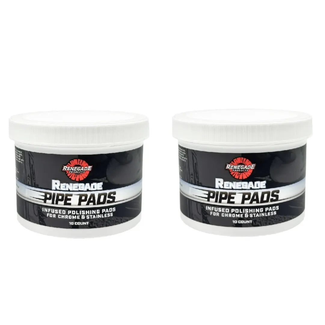 Renegade Products | Pipe Pads: Pipe Dream-Infused Polishing Pads - Pre-Saturated Scratch & Oxidation Remover (10 Count)