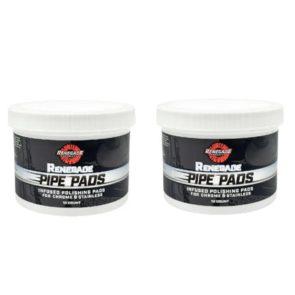 Renegade Products | Pipe Pads: Pipe Dream-Infused Polishing Pads - Pre-Saturated Scratch & Oxidation Remover (10 Count)