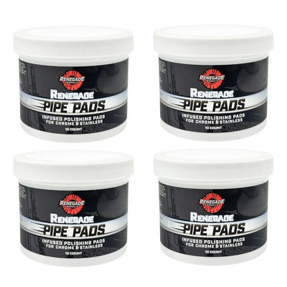 Renegade Products | Pipe Pads: Pipe Dream-Infused Polishing Pads - Pre-Saturated Scratch & Oxidation Remover (10 Count)